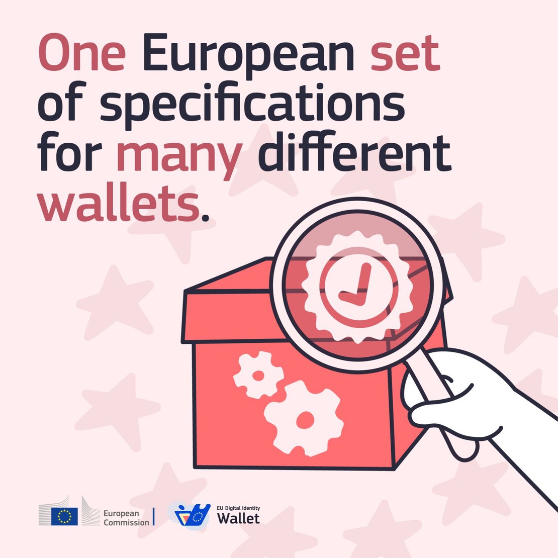 Eén Europese set van specificaties voor wallets